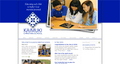 Desktop Screenshot of kaimukichristianschool.org